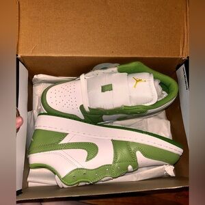 2024 BRAND NEW AIR JORDAN 1 LOW SE CHLOROPHYLL!! 🔥💚
